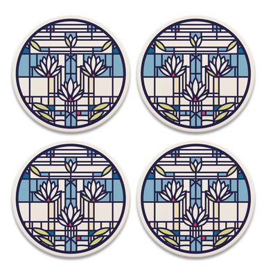 Frank Lloyd Wright 'Waterlilies' Coaster Set