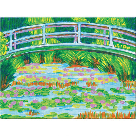 Monet 'Japanese Footbridge' Paint by Number Kit