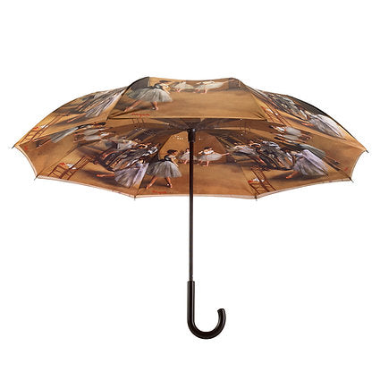 Degas Dancers Reverse Open Umbrella