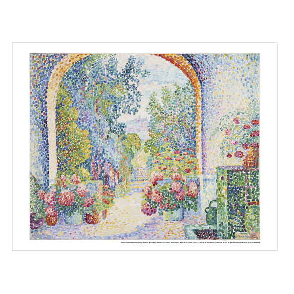 Jeanne Selmersheim-Desgrange 'Garden at La Hune, Saint-Tropez, ' Print