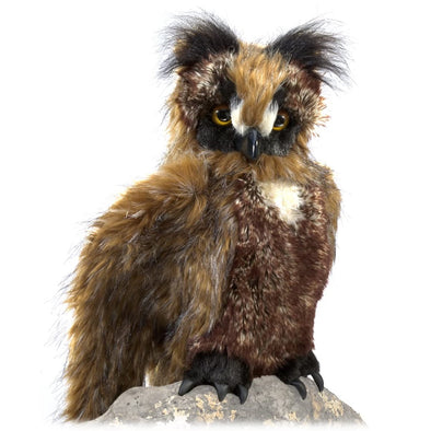 Great Horned Owl Hand Puppet