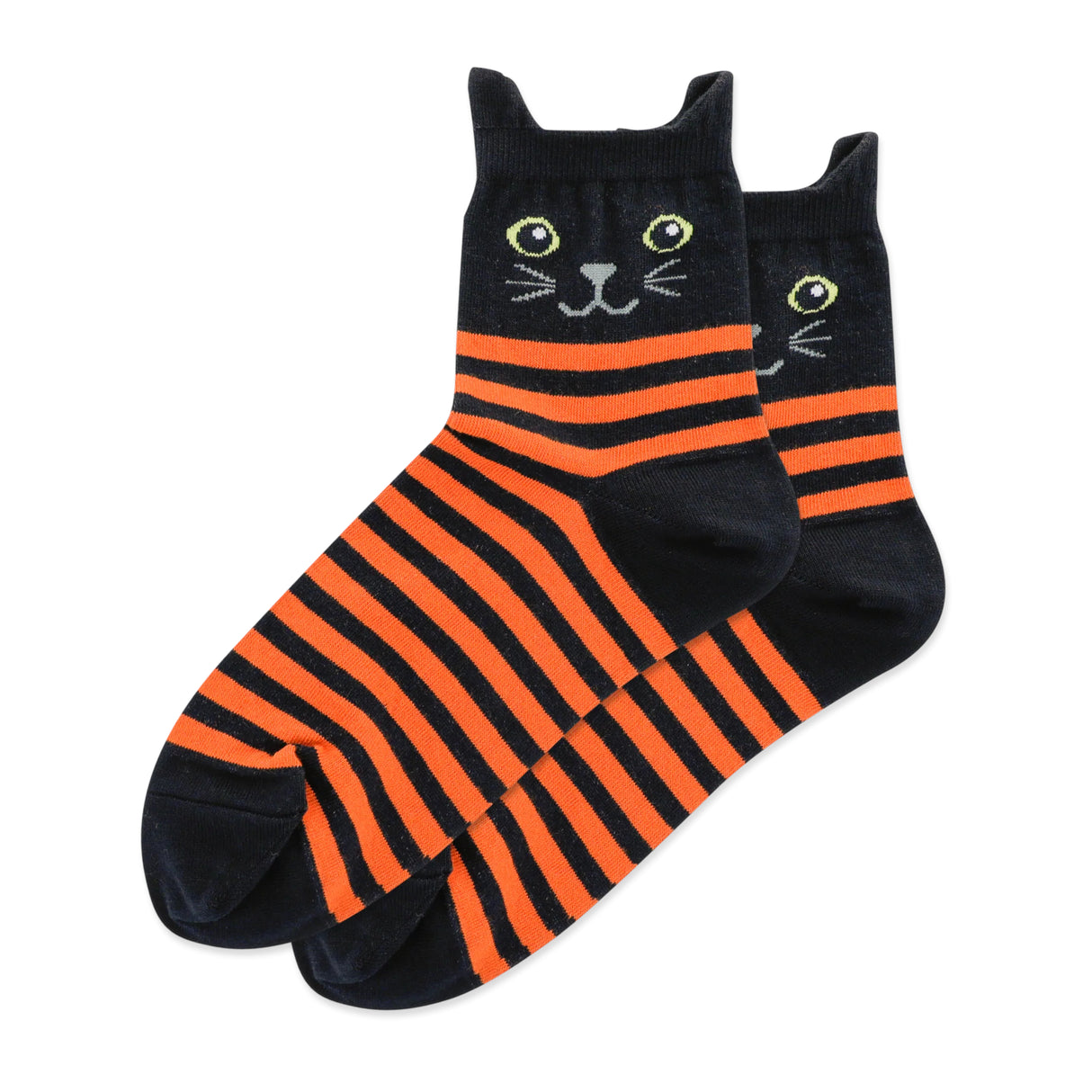Women's Cat Stripe Anklet Socks