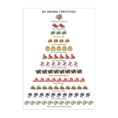 Indiana Christmas Boxed Holiday Cards