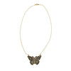 Vintage Enamel Butterfly Necklace