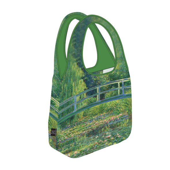 Monet 'Japanese Footbridge' Reusable Tote