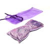 Lavender Embroidered Silk Eye Pillow