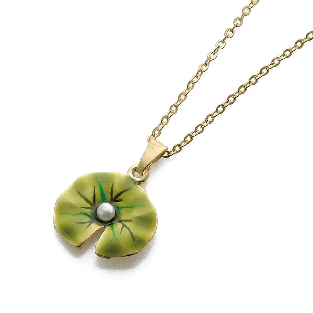 water lily flower necklace Monet Water Lily Pendant