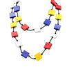 Jianhui London Mondrian Collection Recycled Wood Necklace
