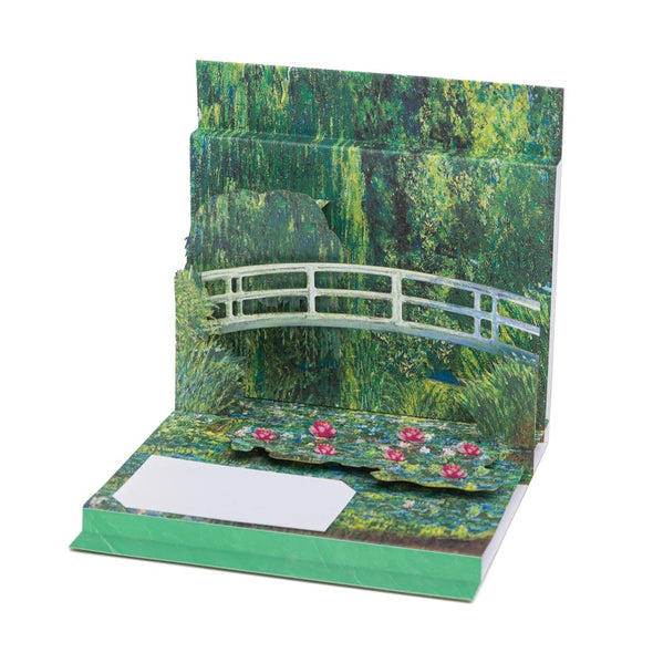 Monet 'Japanese Bridge' Pop-Up Card