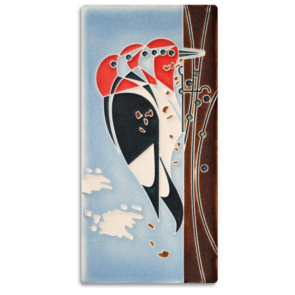 Charley Harper 'Headbanger' Motawi Tile