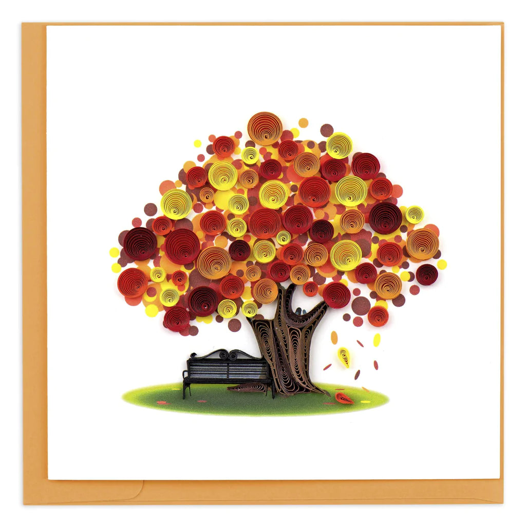 Autumn Tree Quilling Card