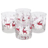 Reindeer Games Rocks Glass