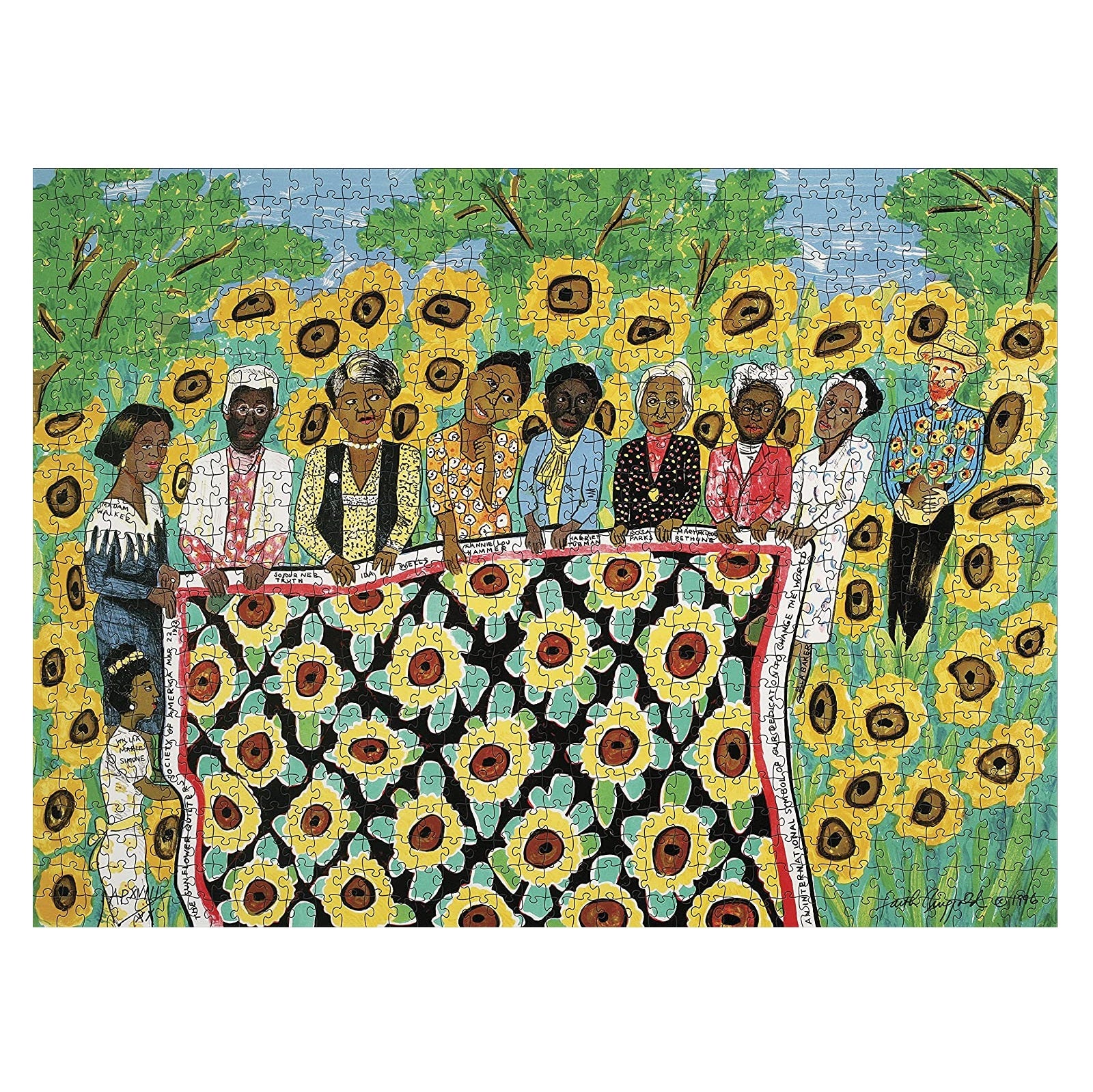 Faith Ringgold 'Sunflower Quilting Bee at Arles' Puzzle – The