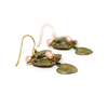 Water Lilies Dangle Earrings by Michael Michaud