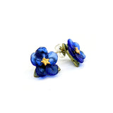 Blue Violet Post Earrings