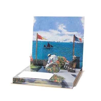 Monet 'Garden at Sainte-Adresse' Pop-Up Card