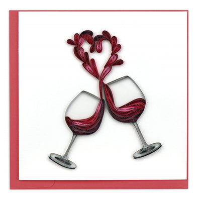 "Toast to Love" Quilling Card