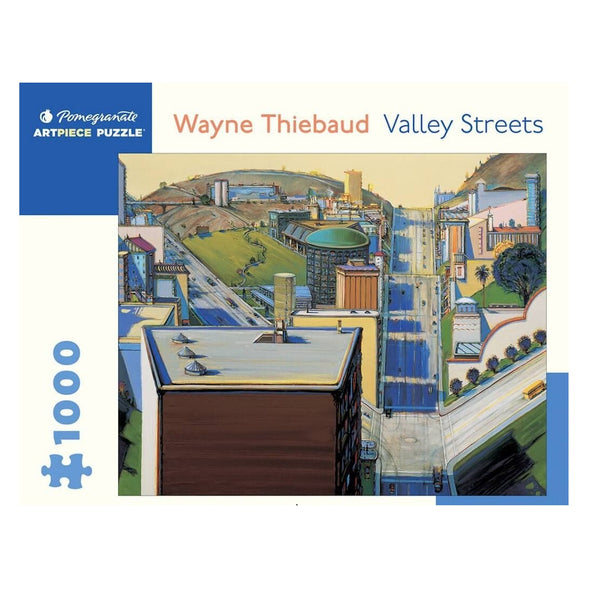 Wayne Thiebaud Valley Streets Jigsaw Puzzle